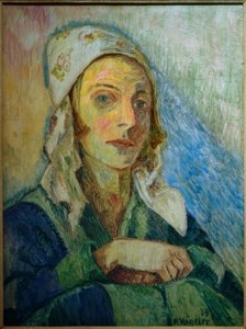 Retrato de Sonja Marchlewska de Heinrich Vogeler