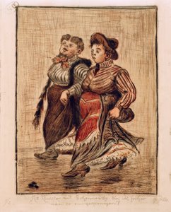 Dos chicas de la calle de Heinrich Zille