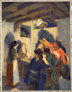 Las galoshes de la fortuna, de Cuentos de Hans Christian Andersen, pub. 1911 de Heinrich and Urban Lefler