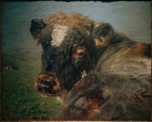 La picadura de la avispa de Heinrich von Zügel