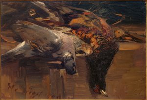 Aves cazadas de Heinrich von Zügel