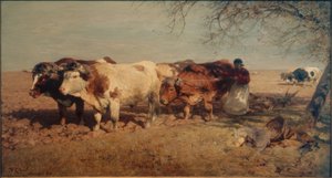 Yunta de bueyes de Heinrich von Zügel