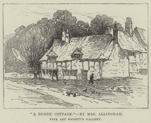 Una cabaña rústica de Helen Allingham