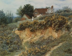 En Sandhills, Witley de Helen Allingham