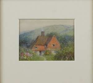 Cabaña de ladrillo