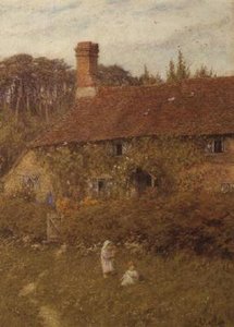 Cabaña en Witley de Helen Allingham