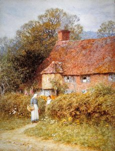 Cabaña en Witley, Surrey de Helen Allingham