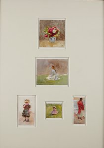 Cinco bocetos de Helen Allingham