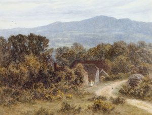 Hindhead desde Sandhills, Witley de Helen Allingham