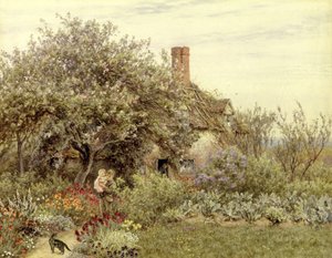 Cerca de Hambledon de Helen Allingham