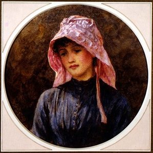 Retrato de una niña de Helen Allingham