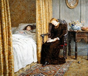 El convaleciente de Helen Allingham