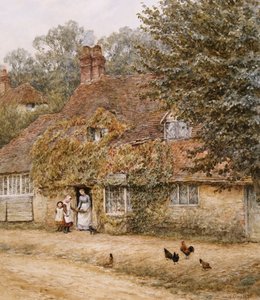 La Vieja Pescadería, Haslemere de Helen Allingham