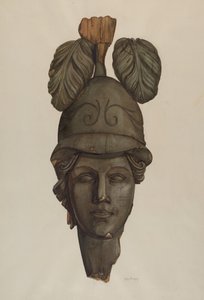 Cabeza de una estatua: Minerva de Helen Bronson