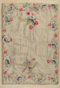 Bordado Crewel, c. 1937 de Helen E. Gilman