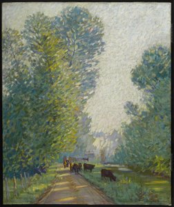 Paisaje con vacas, c.1907