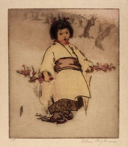 Niño en flor