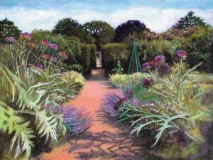 Alcachofas y lavanda de Helen White