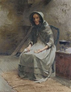rosa de otoño; hostros de Helene Schjerfbeck