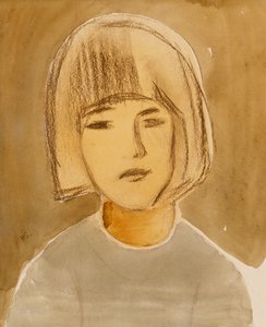 Retrato de una niña de Helene Schjerfbeck