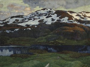 Una tarde de verano cerca de Kallsjön de Helmer Osslund