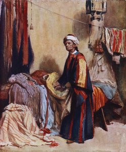 El Mercader (litografía en color) de Hely Augustus Morton Smith