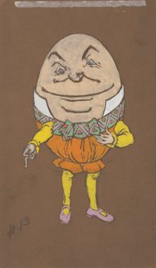 Humpty Dumpty (diseño de vestuario para Alicia en el País de las Maravillas, 1915) de Henderson, William Penhallow
