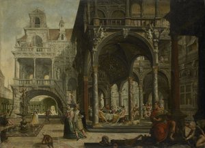 Palacio renacentista imaginario de Hendrick Aerts