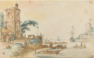 Escena con una torre a la izquierda