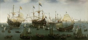 El Regreso a Ámsterdam de la Segunda Expedición a las Indias Orientales, 19 de julio de 1599