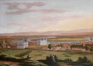 Vista de Greenwich y la Casa de la Reina desde el sureste