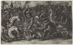 Mutilación de los cuerpos de los hermanos De Witt, 1672 de Hendrick Danckerts