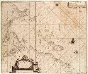 Mapa de África, India y Sri Lanka de, c.1680 (grabado) de Hendrick Doncker