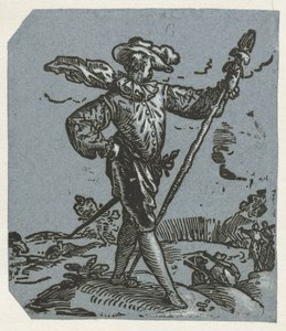 capitán de infantería de Hendrick Goltzius (circle of)