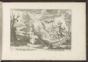 doodt apolo Metamorfosis de Ovidio (título de la serie) Herscheppingen van P. Ovidius Naso (título de la serie) de Hendrick Goltzius (workshop of)