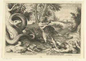 Cadmo mata al dragón Metamorfosis de Ovidio (título de la serie)