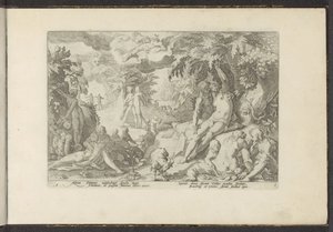 Edad de oro Metamorfosis de Ovidio (título de la serie) Recreaciones de P. Ovidius Naso (título de la serie) de Hendrick Goltzius (workshop of)