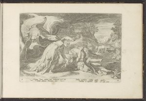 Juno convierte a Calisto en un oso Metamorfosis de Ovidio (título de la serie) Recreaciones de P. Ovidius Naso (título de la serie)