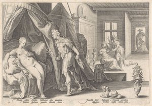 Mercurio visita Herse Metamorfosis de Ovidio (título de la serie)