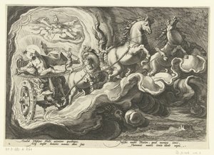 Faetón monta el carro de su padre Metamorfosis de Ovidio (título de la serie)