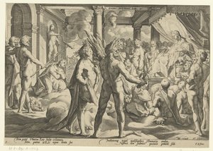 Faetón en el Palacio de Helios Metamorfosis de Ovidio (título de la serie)