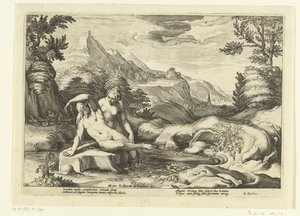 Salmacis en Hermaphroditus Metamorfosis de Ovidio (título de la serie)