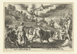 Edad de plata Metamorfosis de Ovidio (título de la serie) de Hendrick Goltzius (workshop of)