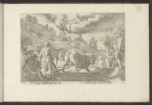 edad de plata Metamorfosis de Ovidio (título de la serie) Recreaciones de P. Ovidius Naso (título de la serie) de Hendrick Goltzius (workshop of)