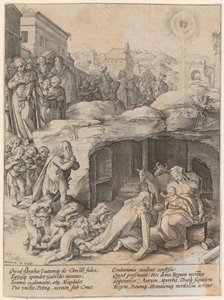 Adoración de los Reyes Magos de Hendrick Goltzius