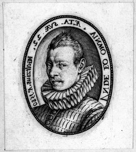 Busto retrato de un hombre de Hendrick Goltzius