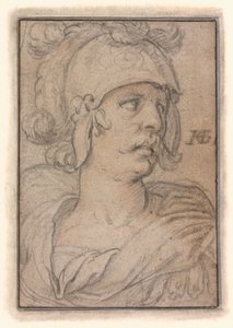 Busto de guerrero de Hendrick Goltzius