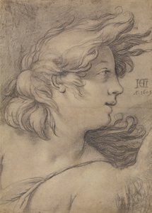 Busto de ángel de Hendrick Goltzius