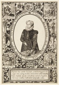 Carlota de Borbón de Hendrick Goltzius