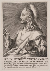 Cristo (como Salvator Mundi), de Cristo, los Apóstoles y San Pablo con el Credo